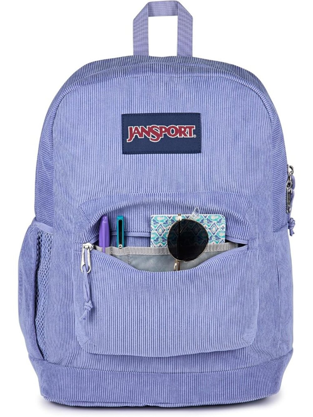 NEW JanSport Cross Town Plus Remix 17" Backpack - Purple